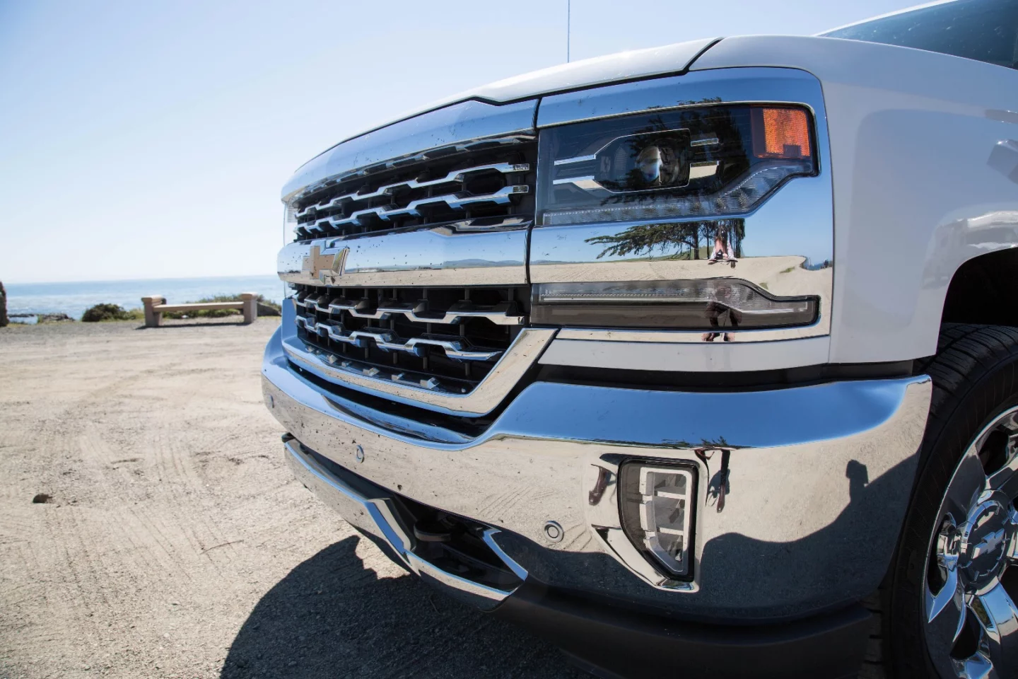 The bluff, chrome nose of the 1500 LTZ