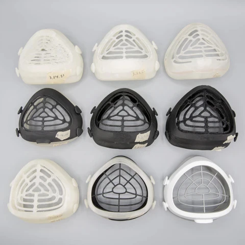 The adult Flo Mask went through over a dozen different design iterations before its final version arrived