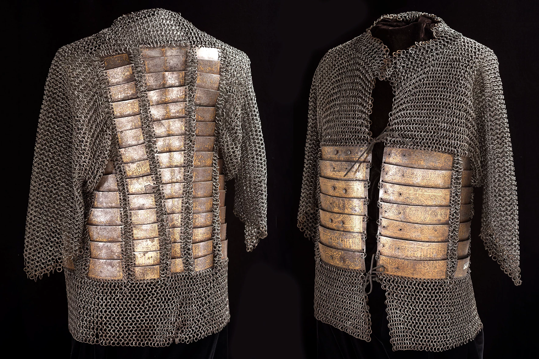 This elaborate 15th Century shirt of chain mail and plate armour from the Janissary Arsenal in Istanbul sold for $2,300,000 at Rock Island Auctions on 5 December 2021