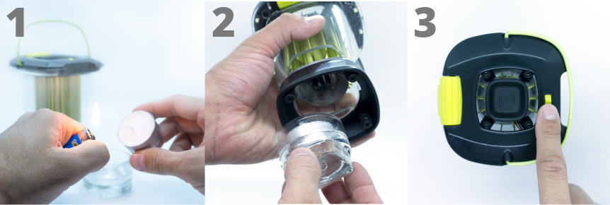 Assembling the Luminiser Lantern
