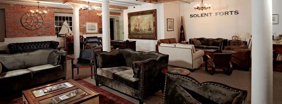 Spitbank Fort Hotel lounge