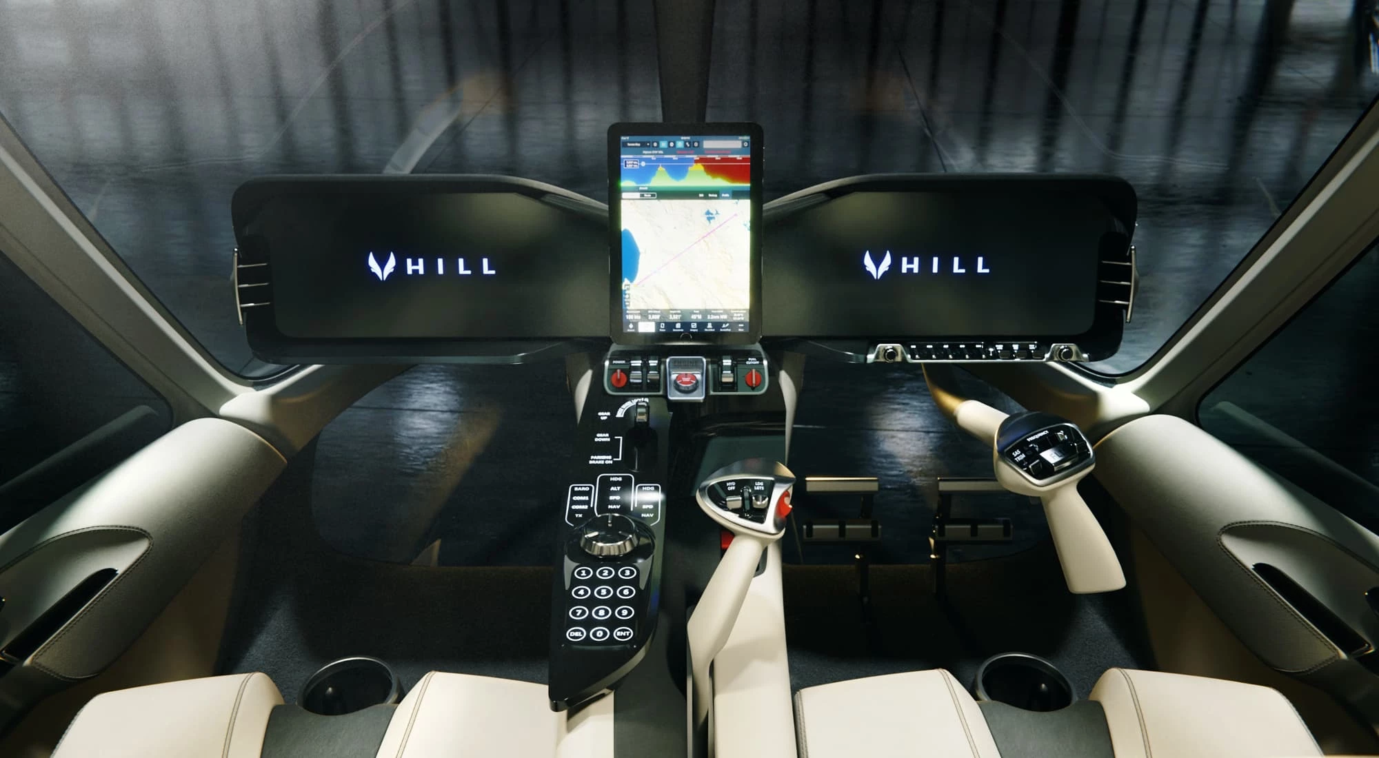 A very clean and simple cockpit, designed for pilots that don't necessarily do a ton of hours
