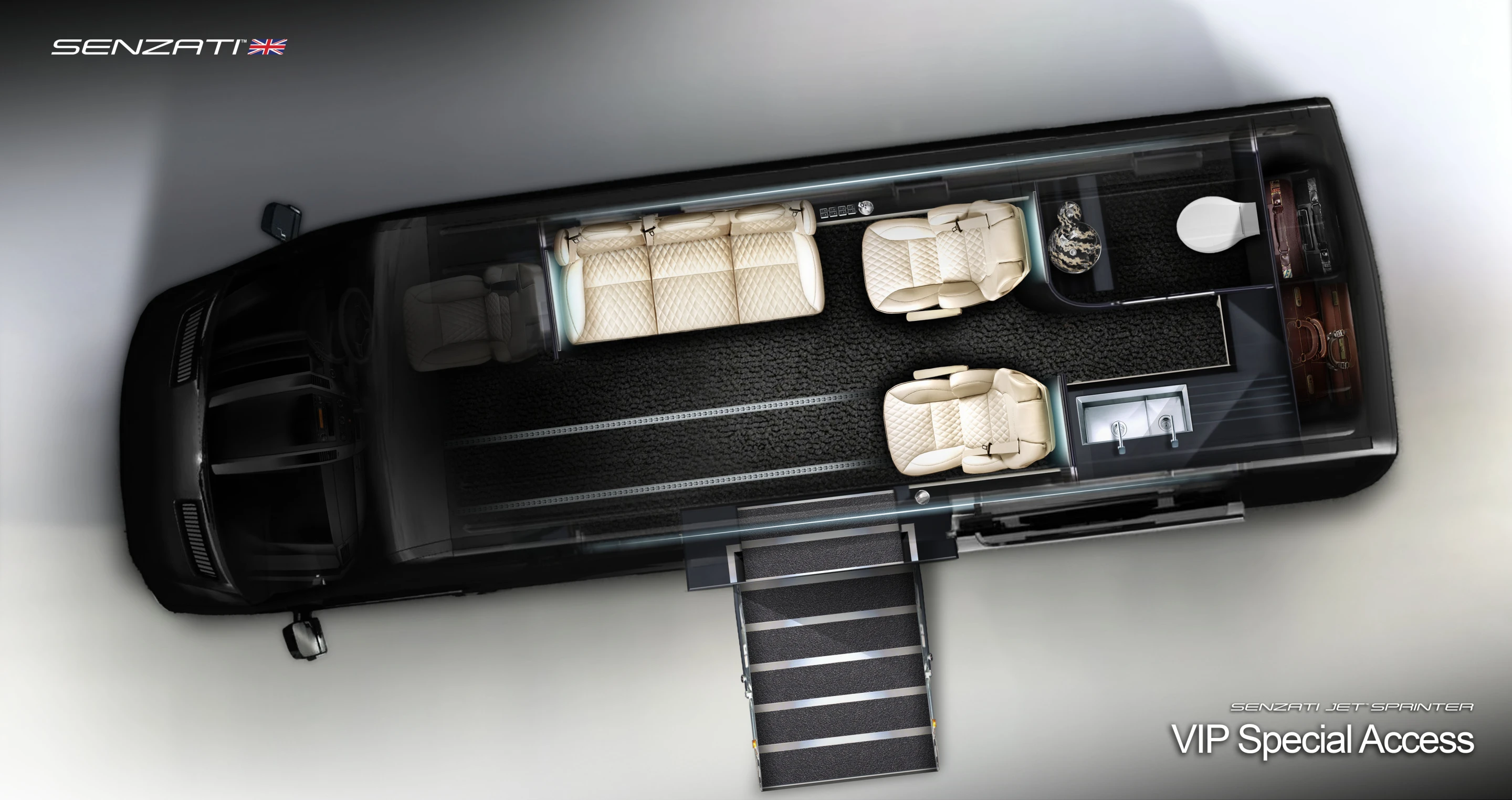Senzati Jet Sprinter floor plan option