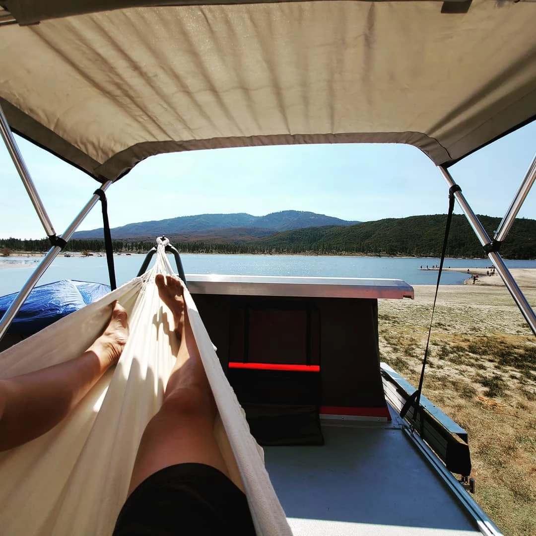 Drop chairs or a hammock on the sky deck and enjoy the local scenery