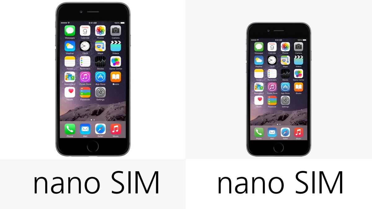 SIM card size (row 1)