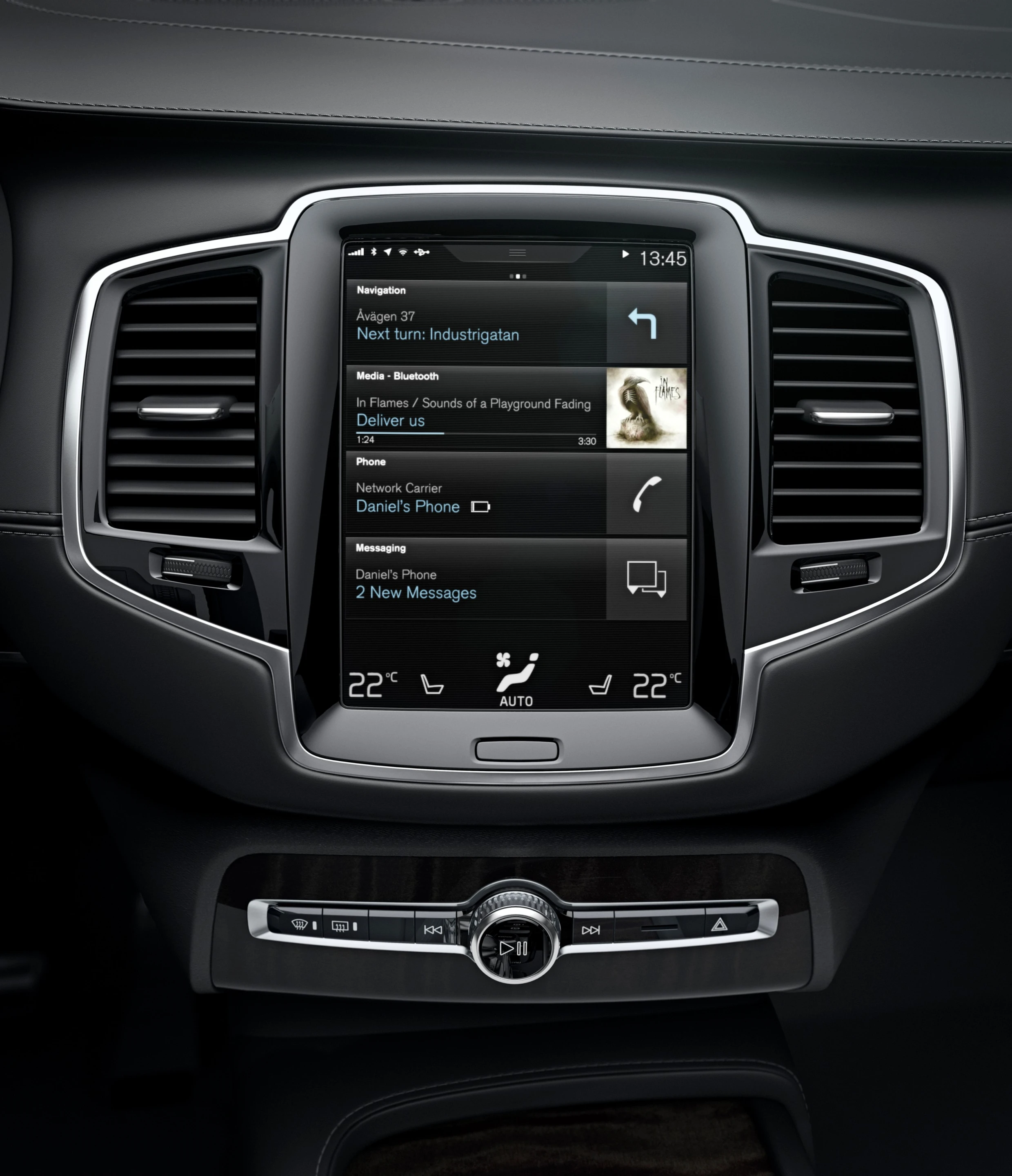 Volvo's Sensus system makes its debut on the XC90