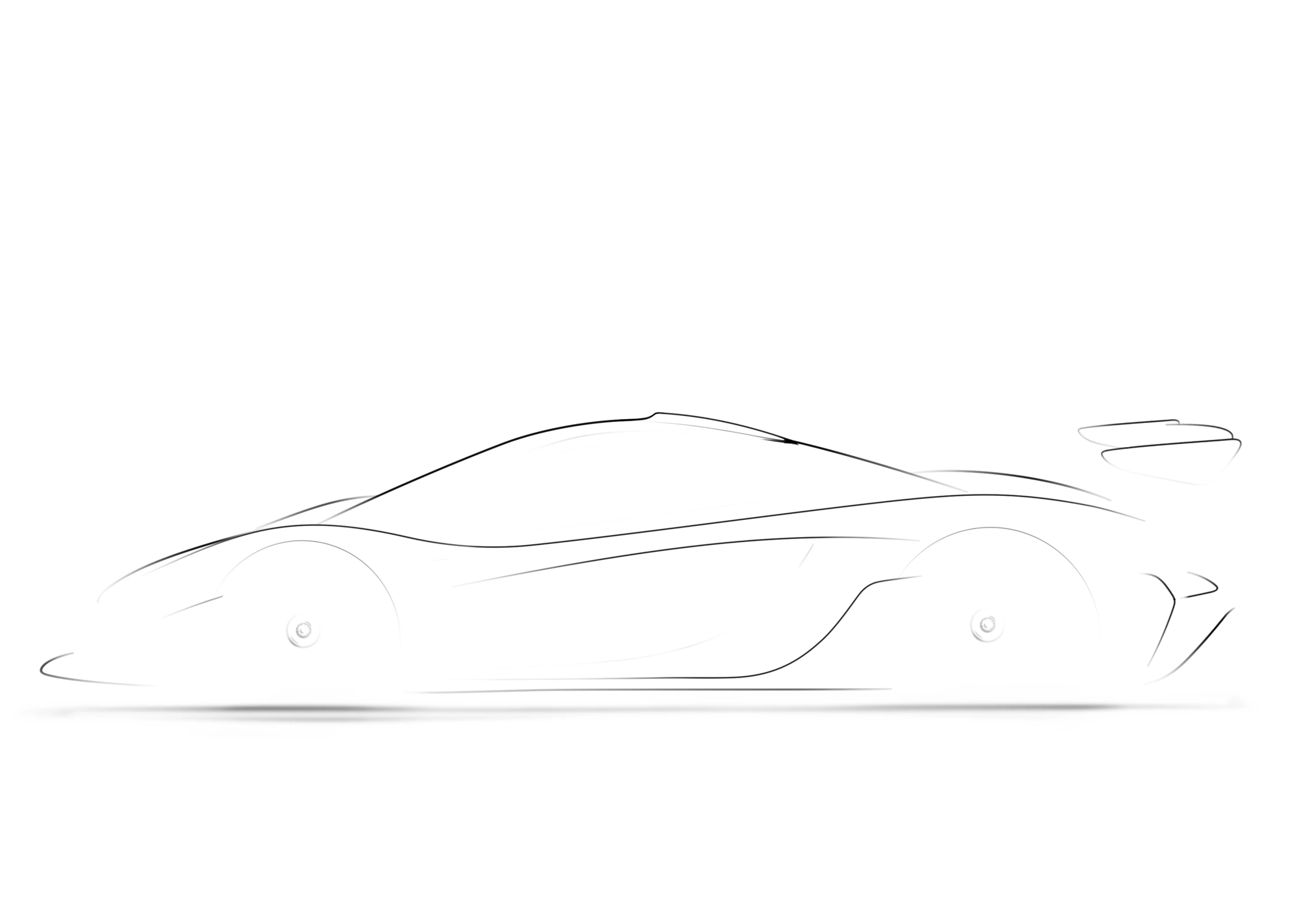 McLaren's only image release of the P1 GTR – the promise of things to come