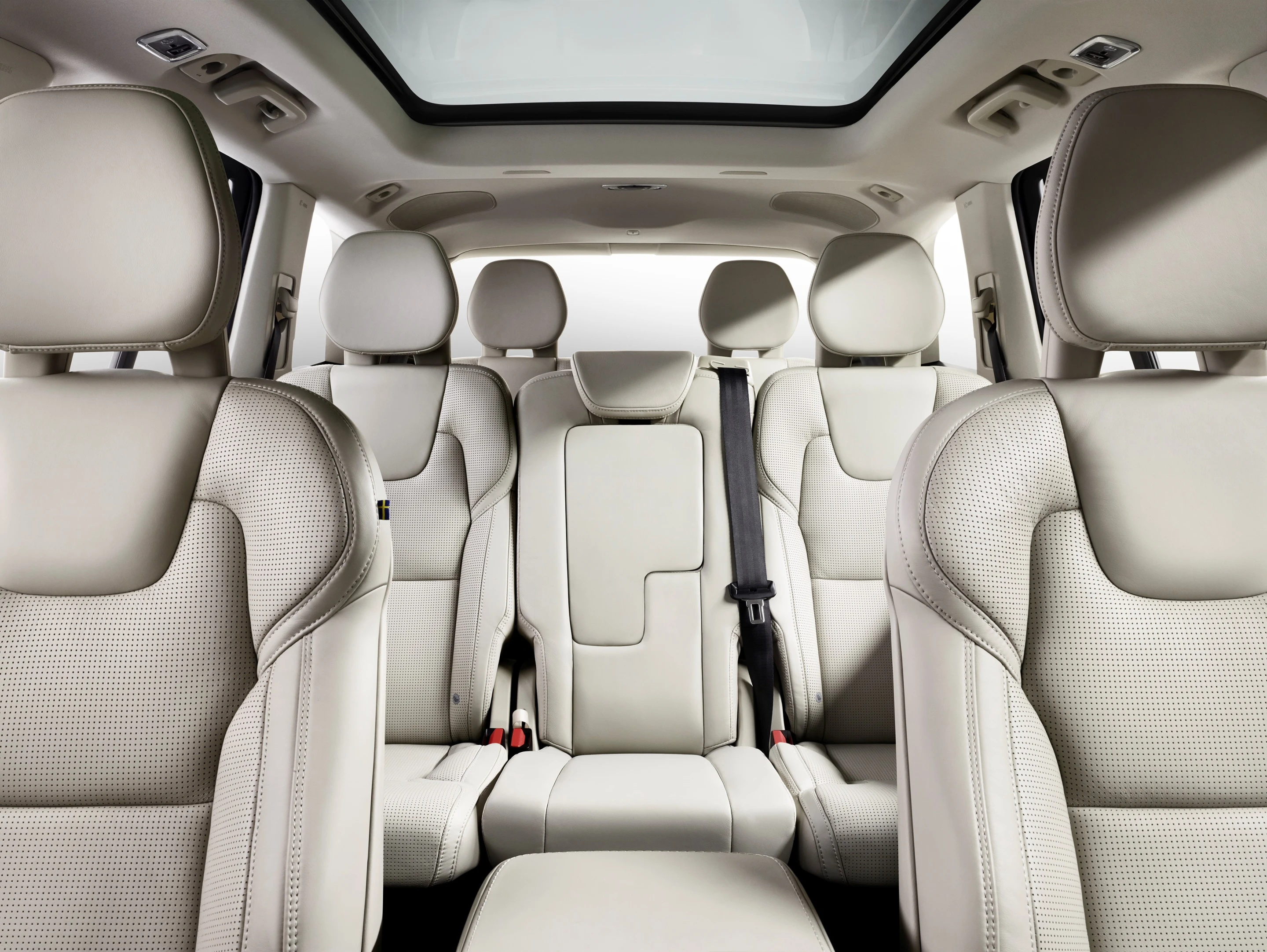 Inside, soft leather is everywhere