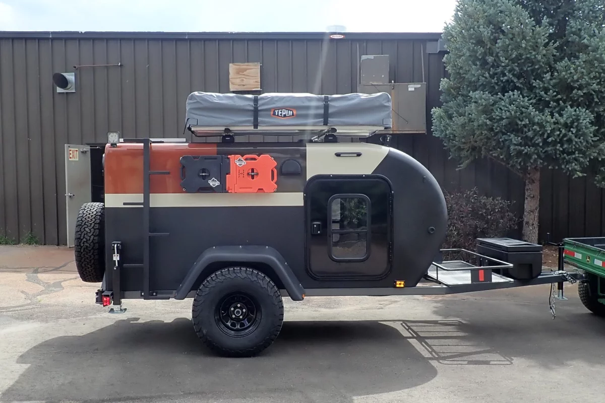 High Altitude offers a variety of options and accessories, including awnings, tents and Rotopax canisters