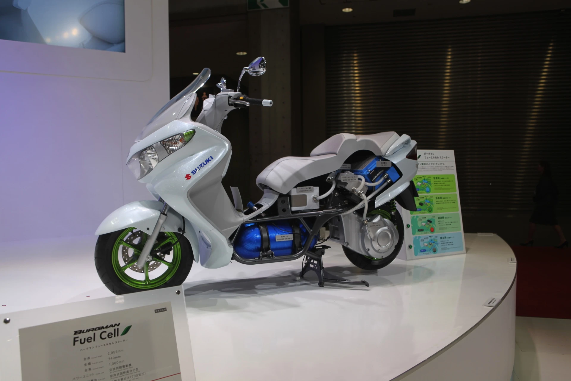 The Suzuki Burgman Fuel Cell Scooter