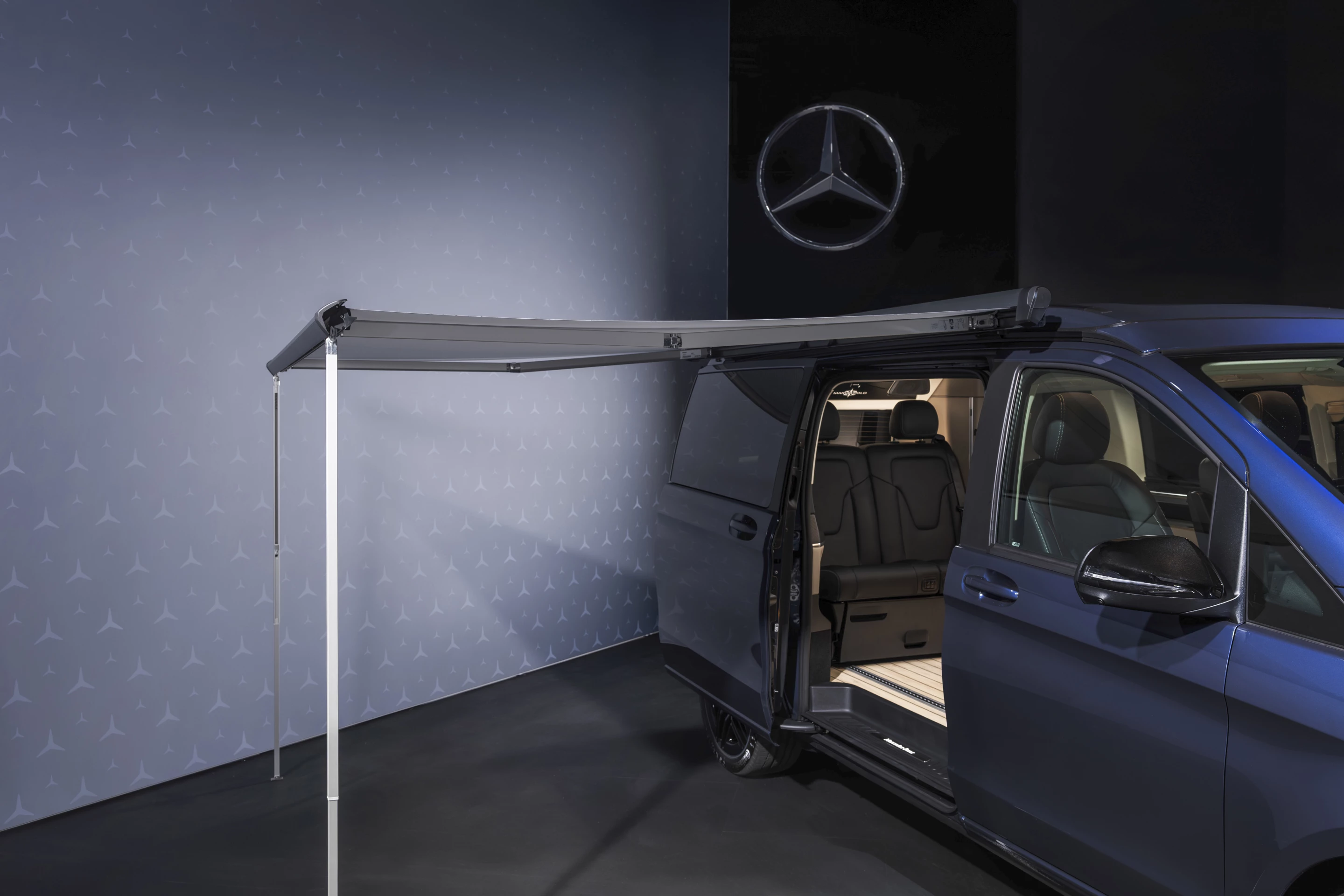 Mercedes has also worked to optimize the awning