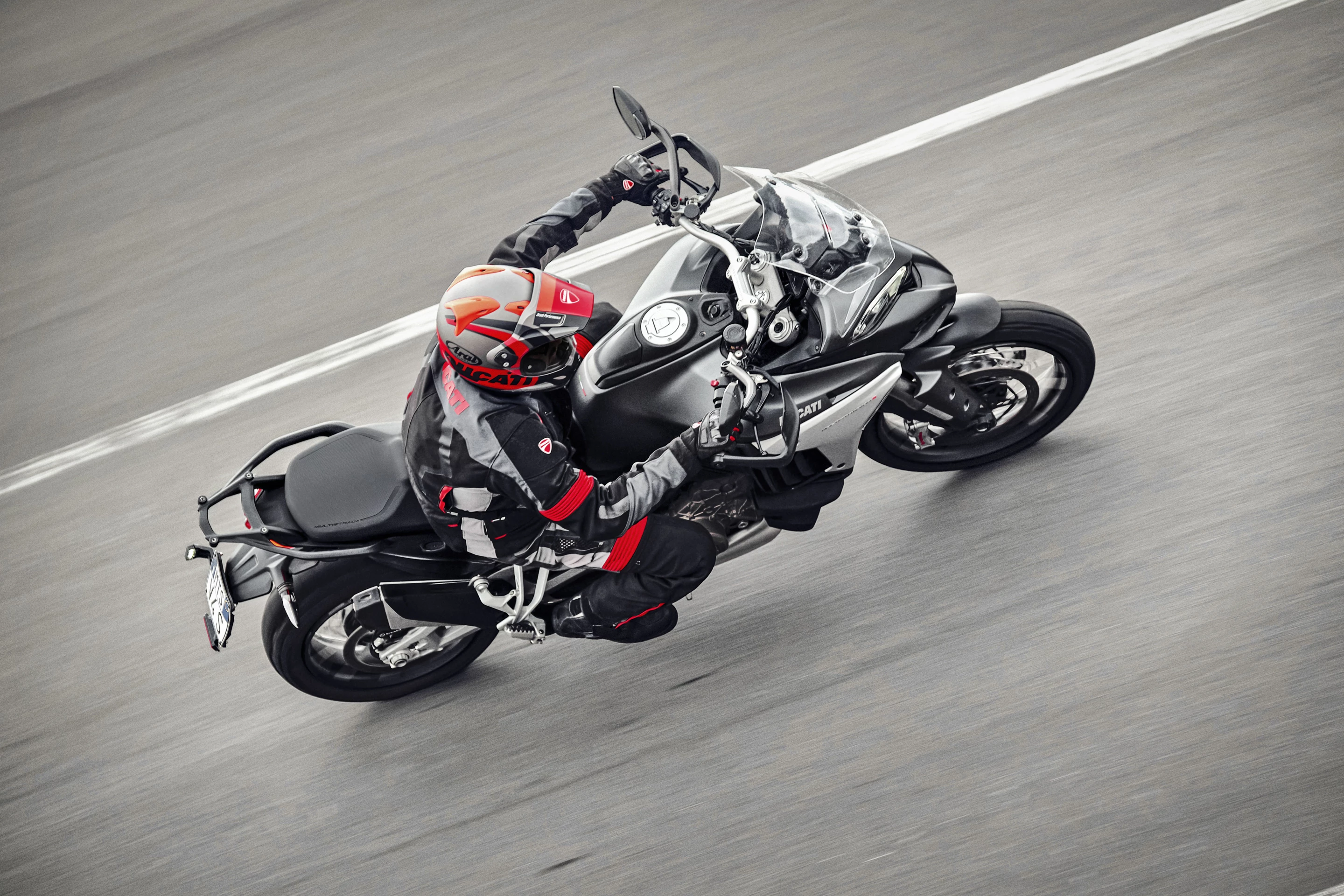 The 2021 Ducati Multistrada V4 in action