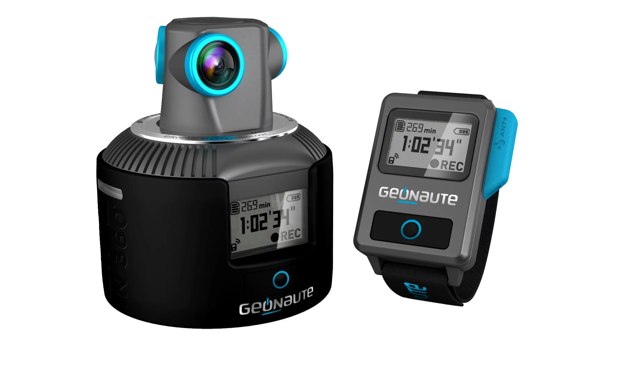 Geonaute can be controlled with a wristwatch-style remote