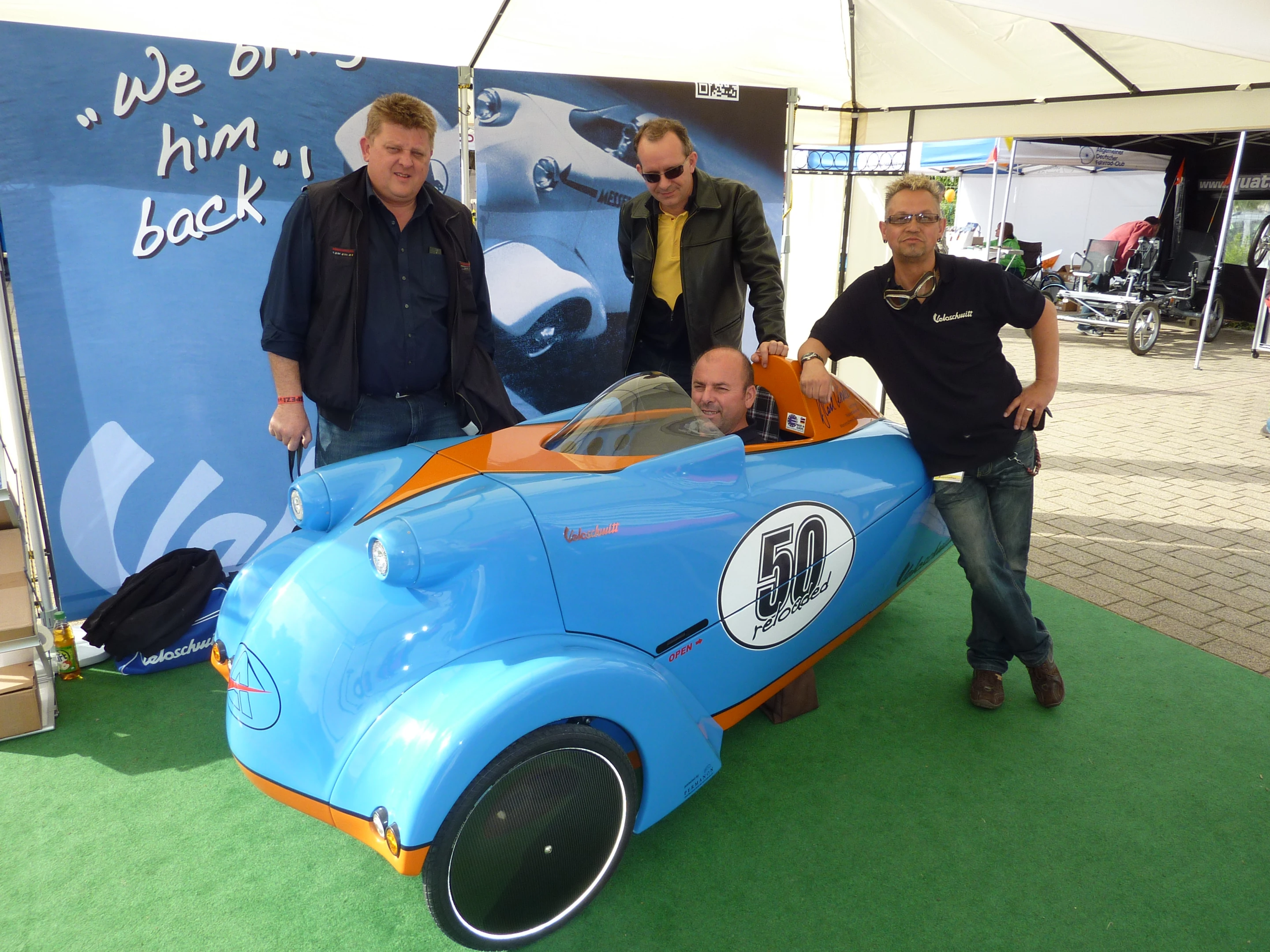 The Veloschmitt was on display at the recent Spezialradmesse