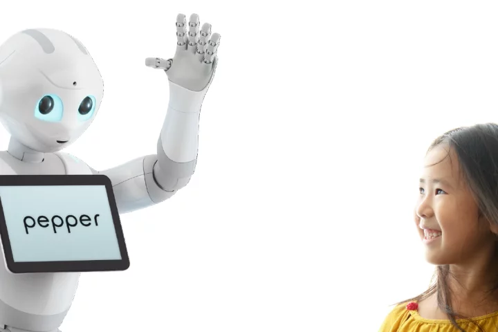 Pepper is a personal robot that can gauge human emotions for more natural human/robot interaction