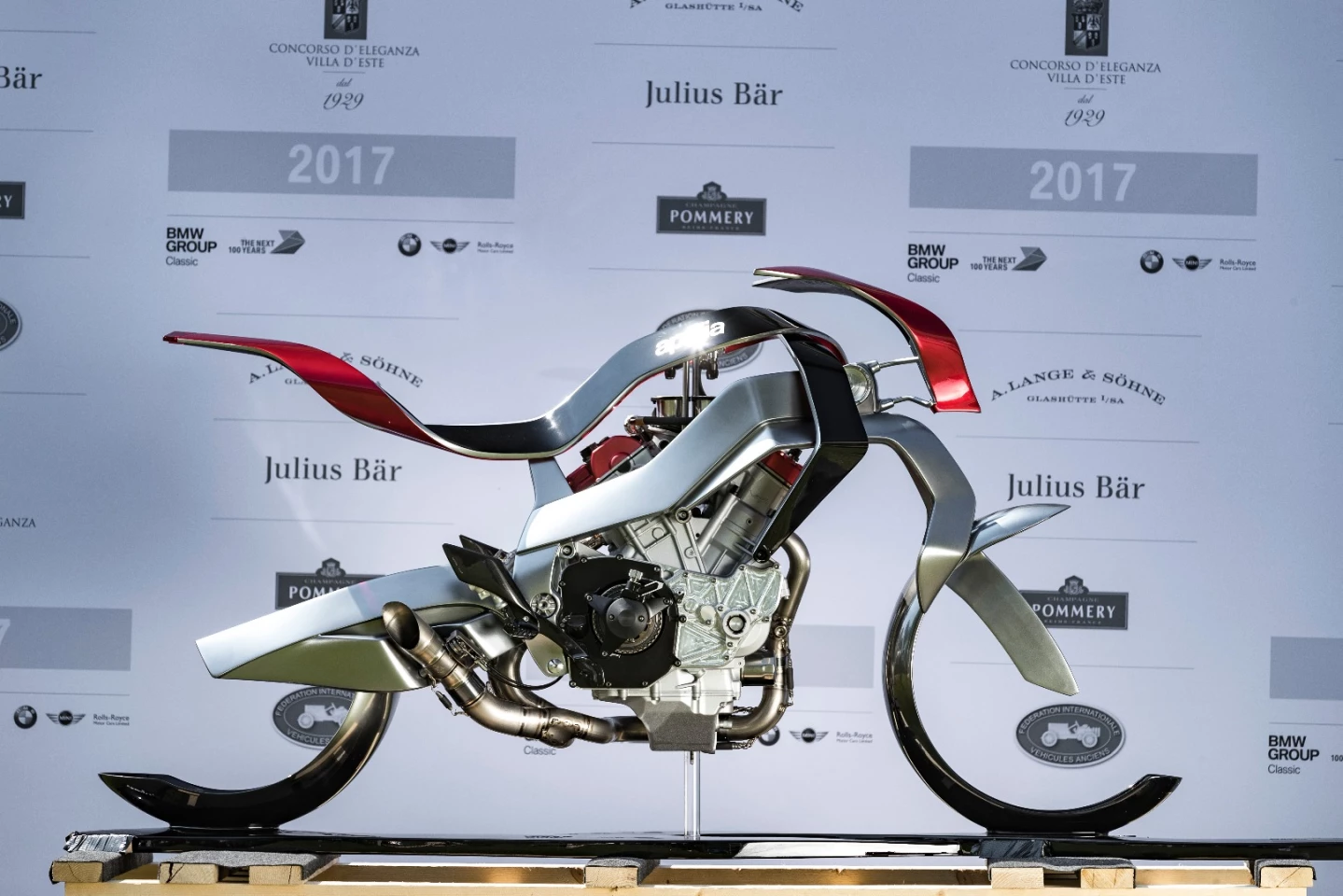 Aprilia's entry in the concept class was pure concept