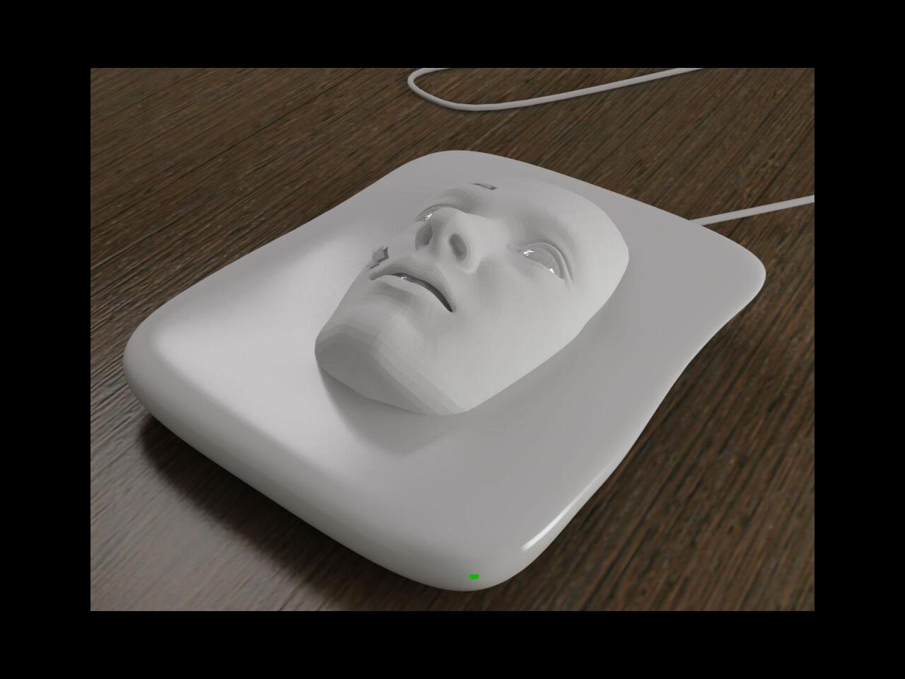 E-touch is a computing device that translates computer images in three-dimensional representations