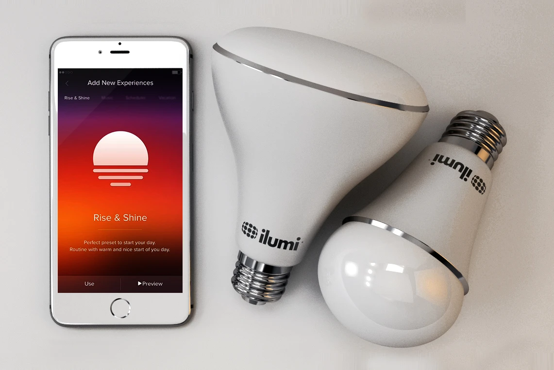 A Rise and Shine function can simulate a sunrise in the morning, so that users wake up in a peaceful and energizing fashion