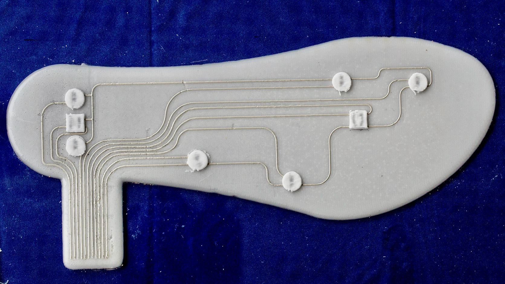 Although the current prototypes are hard-wired, plans call for the final version to be wireless
