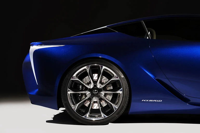 The Lexus LF-LC Blue concept vehicle