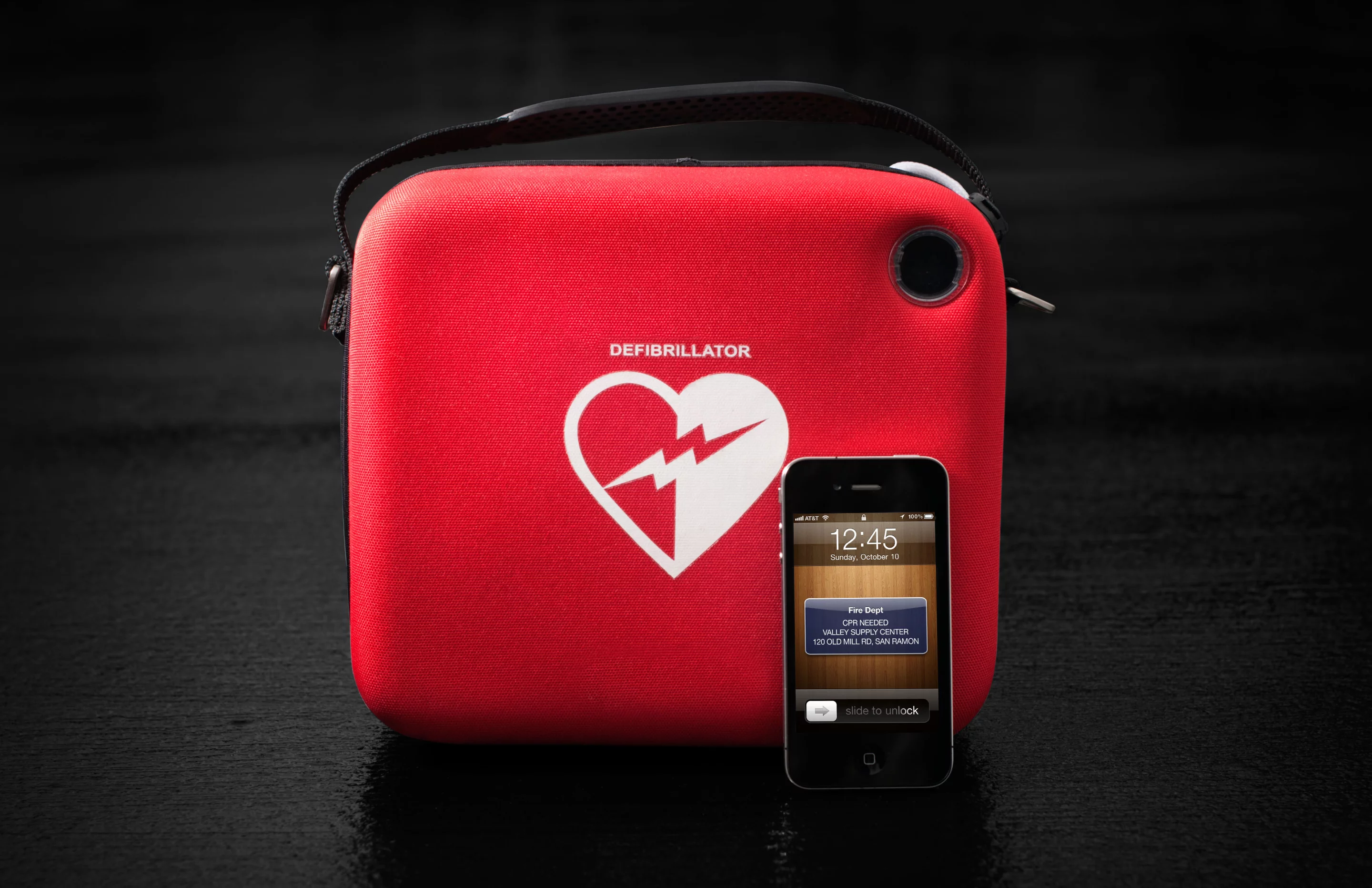 Made for each other: an External Defibrillator, an iPhone and the San Ramon Valley Fire app