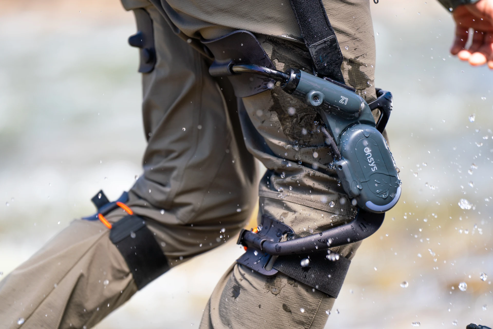 Exoskeleton Cuff Knee exoskeleton enhances leg strength by 50 percent
