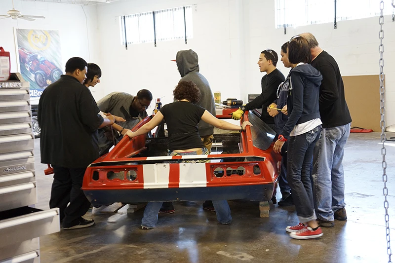 The Lotus is stripped and modified
