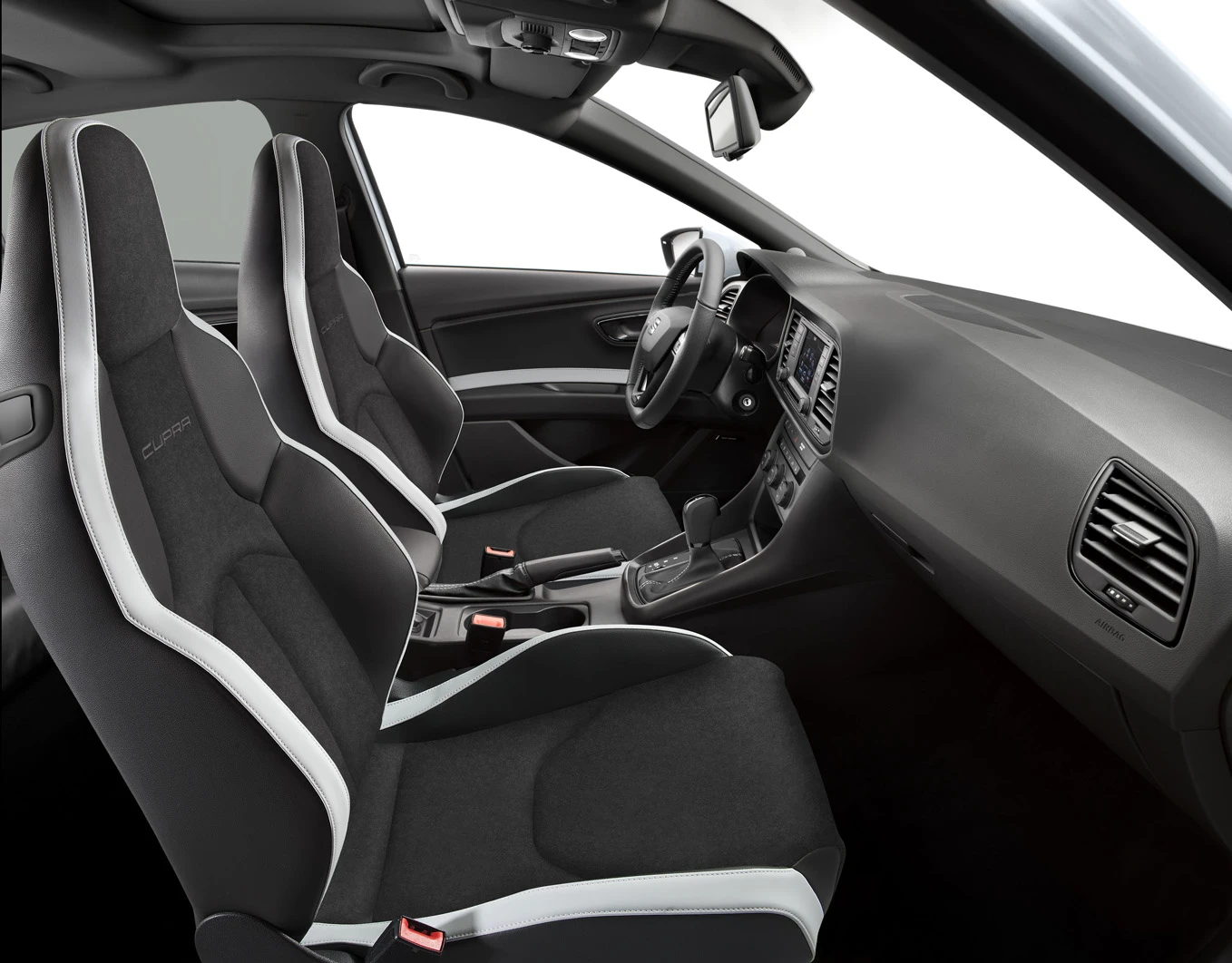 The Leon Cupra 280 can be fitted with Alcantara and leather bucket seats