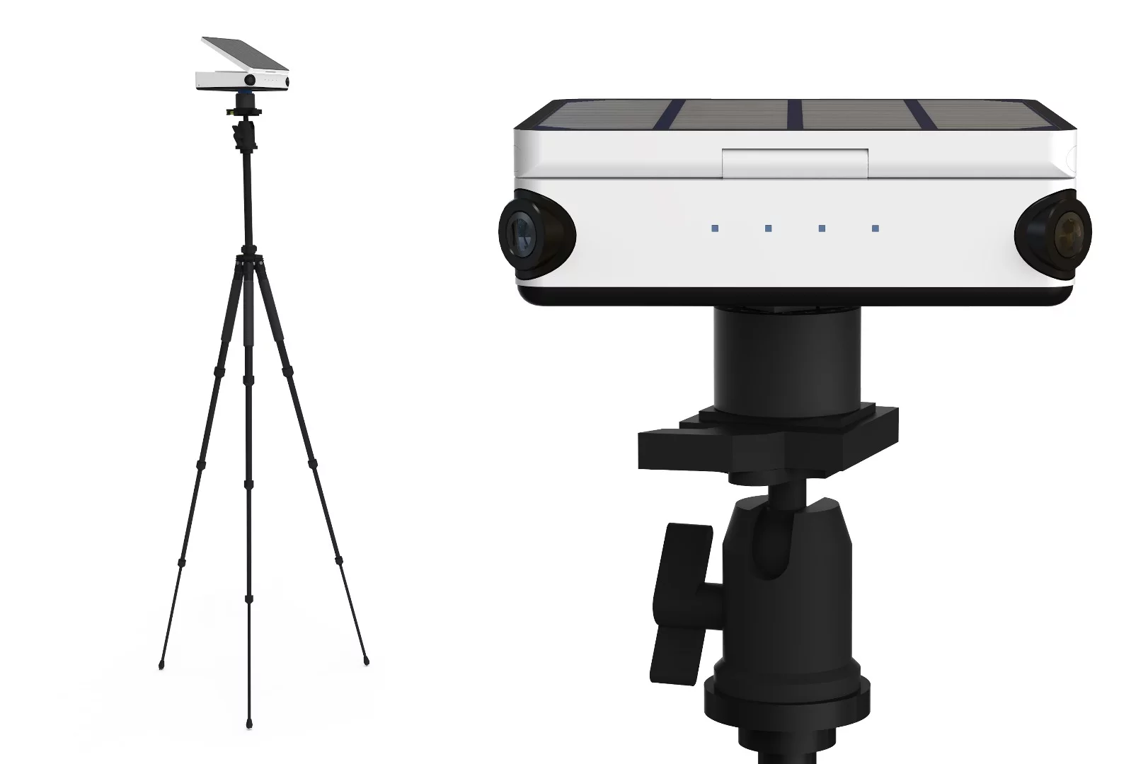 The Tikee camera can be attached to a standard tripod