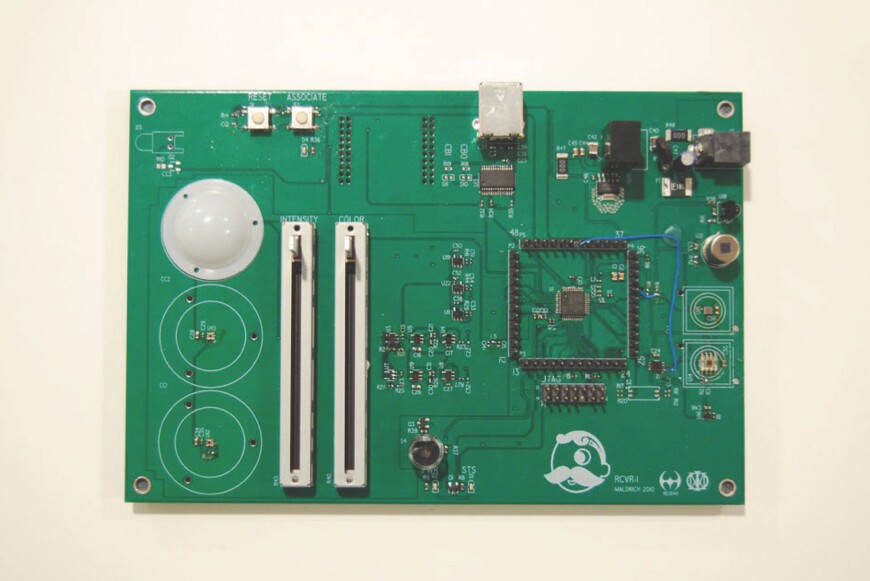 The prototype sensing and control hardware