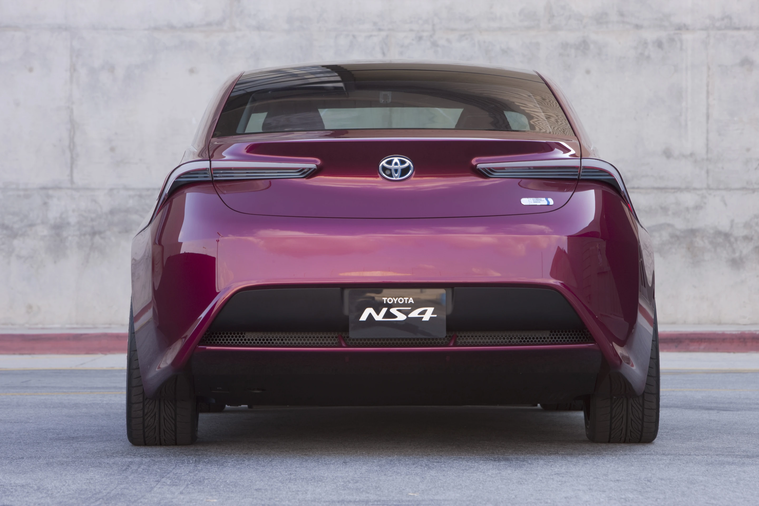 Toyota's NS4 advanced plug-in hybrid concept rear