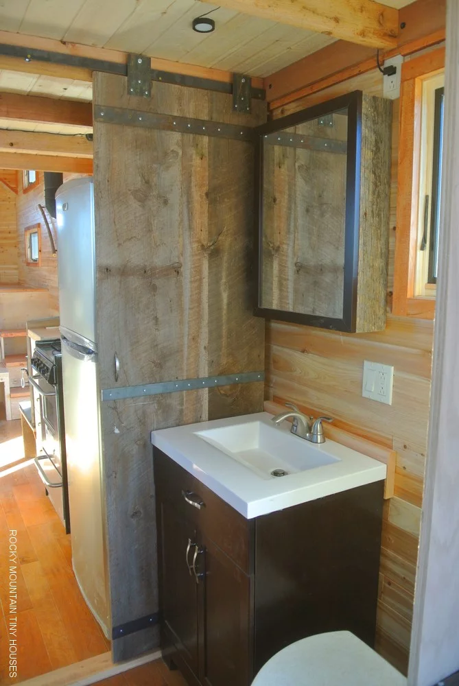 The Rio Grande operates via a cable hookup to a generator or power supply, and also requires a hookup for water (Photo: Rocky Mountain Tiny Houses)