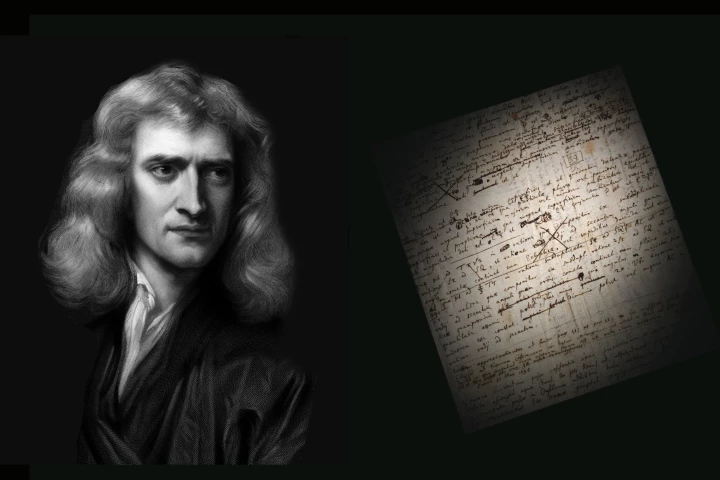 Written in Latin and covering one and a half pages of 220 x 189-mm paper, the heavily-corrected draft is dated from May to July 1694 and features a total of 39 lines in Newton’s hand