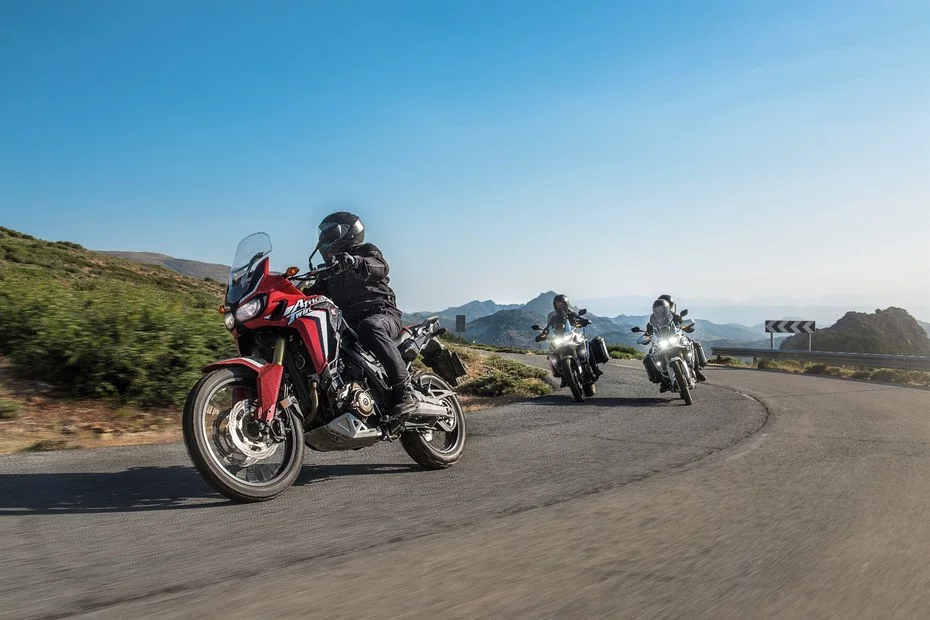 The CFR1000L Africa Twin is also comfortable on the road