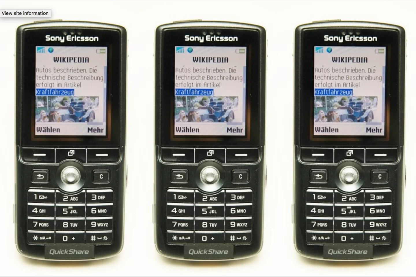 Sony Ericsson's K750i