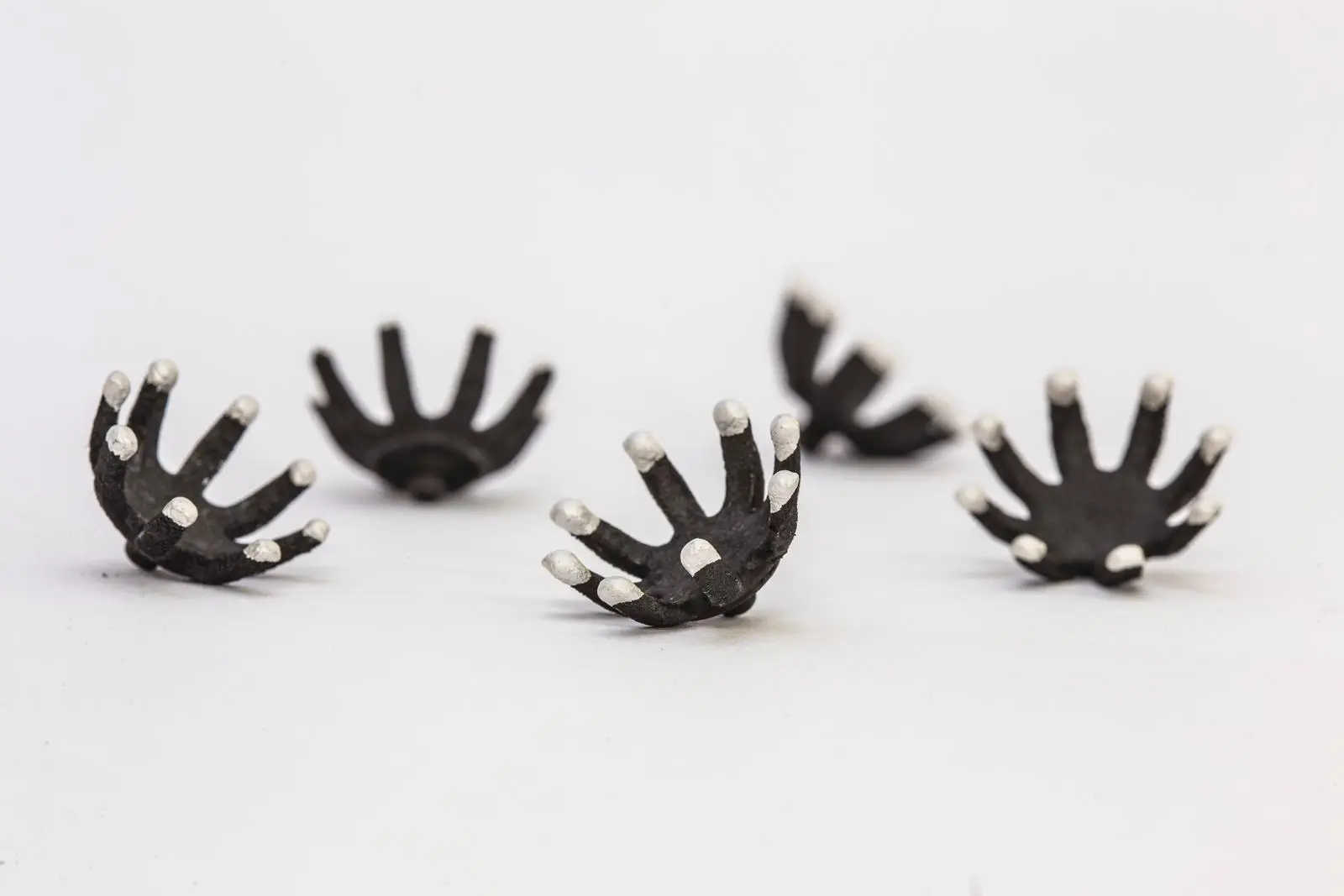 Sensors designed to work on a subject’s hair are made of a mix of silver and carbon deposited on a flexible substrate