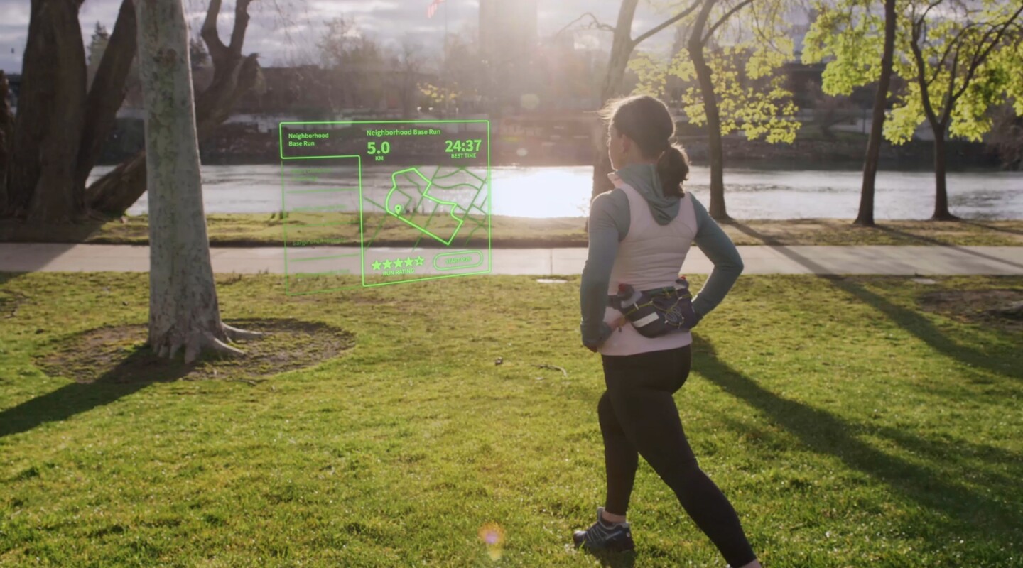 Mojo dice que podrá colocar imágenes monocromáticas estables en su campo de visión, lo que le permitirá controlar su interfaz con las manos libres con los ojos.