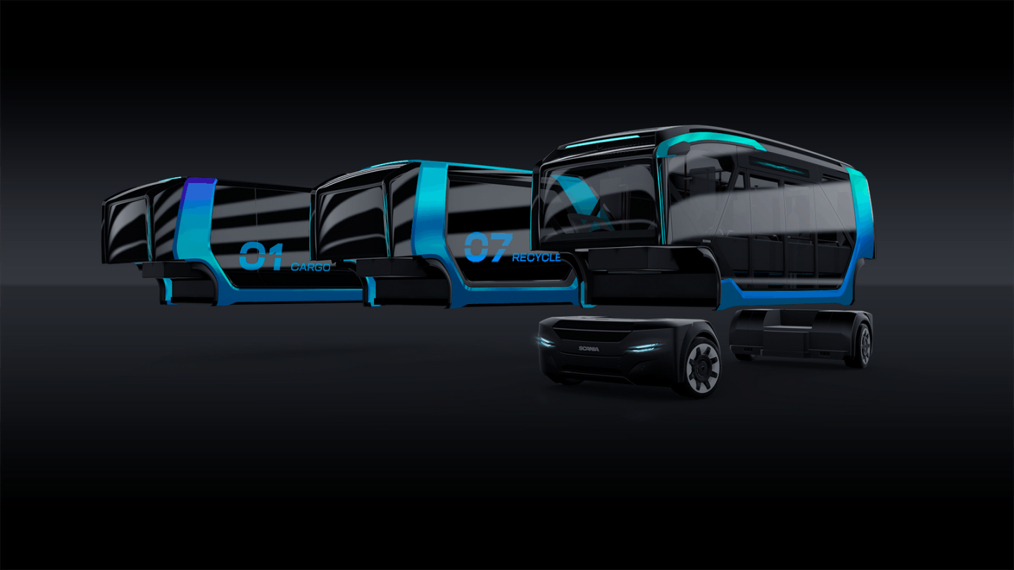 The real vision behind the NXT is to swap bus and truck modules out, creating an efficient multipurpose transport platform