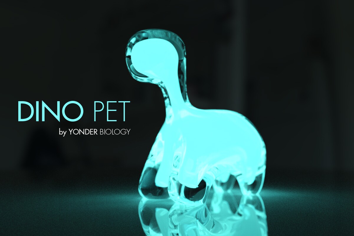 Dino Pet living night light to teach kids about bioluminescence