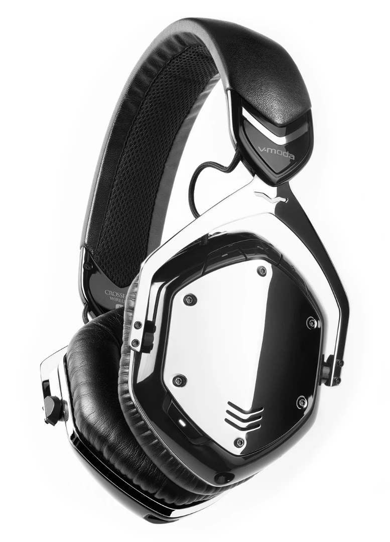 V-Moda's Crossfade Wireless headphones in chrome