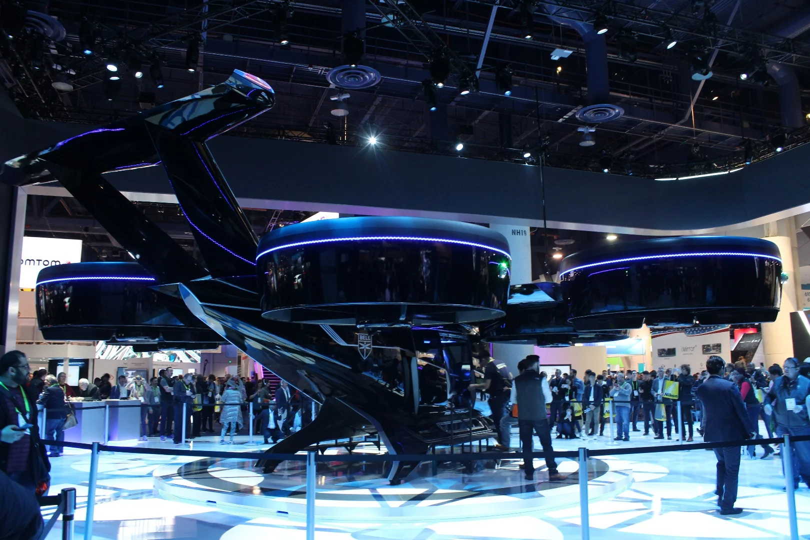 The Bell Nexus is powered by a combination of batteries and a gas turbine driving a generator