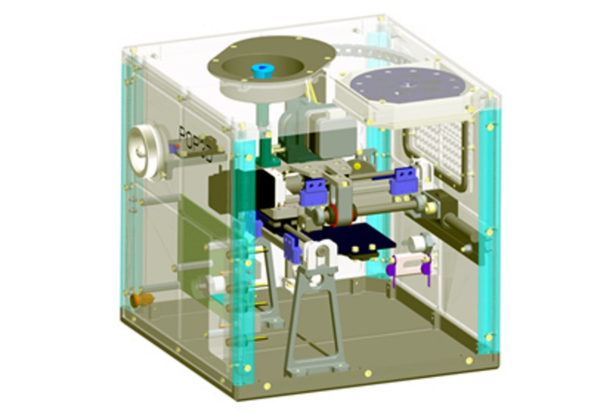 The ISS 3D printer (Image: NASA)