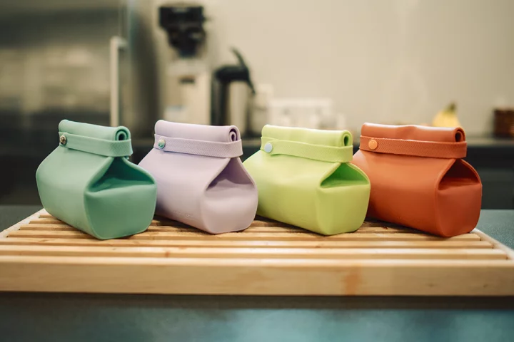 The Compleat FoodBag from Unikia is a new take on the reusable lunch box that remains sturdy during use and rolls up compactly when the meal is over