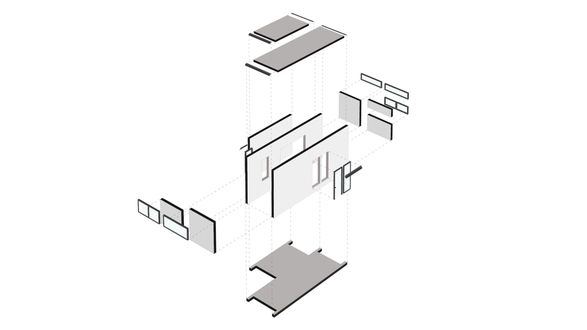 The Monocabin boasts a central “Smart Wall” that houses the dwelling’s water heater, air conditioning and electrical component