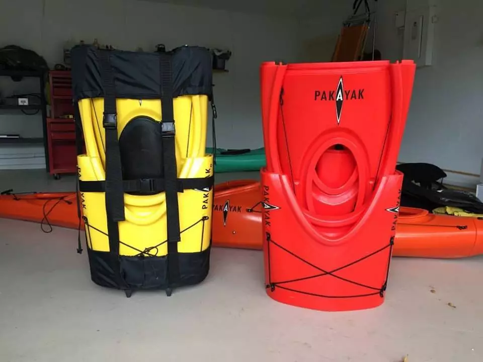 The Bluefin 14 collapses down to a length of 3.5 feet – although it still weighs 55 lb