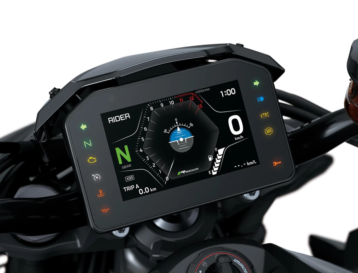 All of the electronic settings can be controlled by a new 5-inch TFT color display, which also provides smartphone connectivity through Kawasaki's Rideology app and turn-by-turn navigation