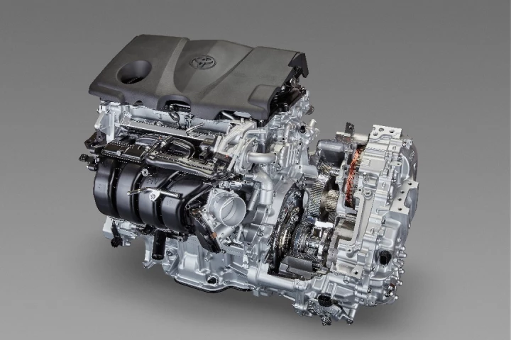 Mated together, the 2.5-liter engine and eight-speed transmission form a complete package for Toyota's new TNGA-based powertrain architecture