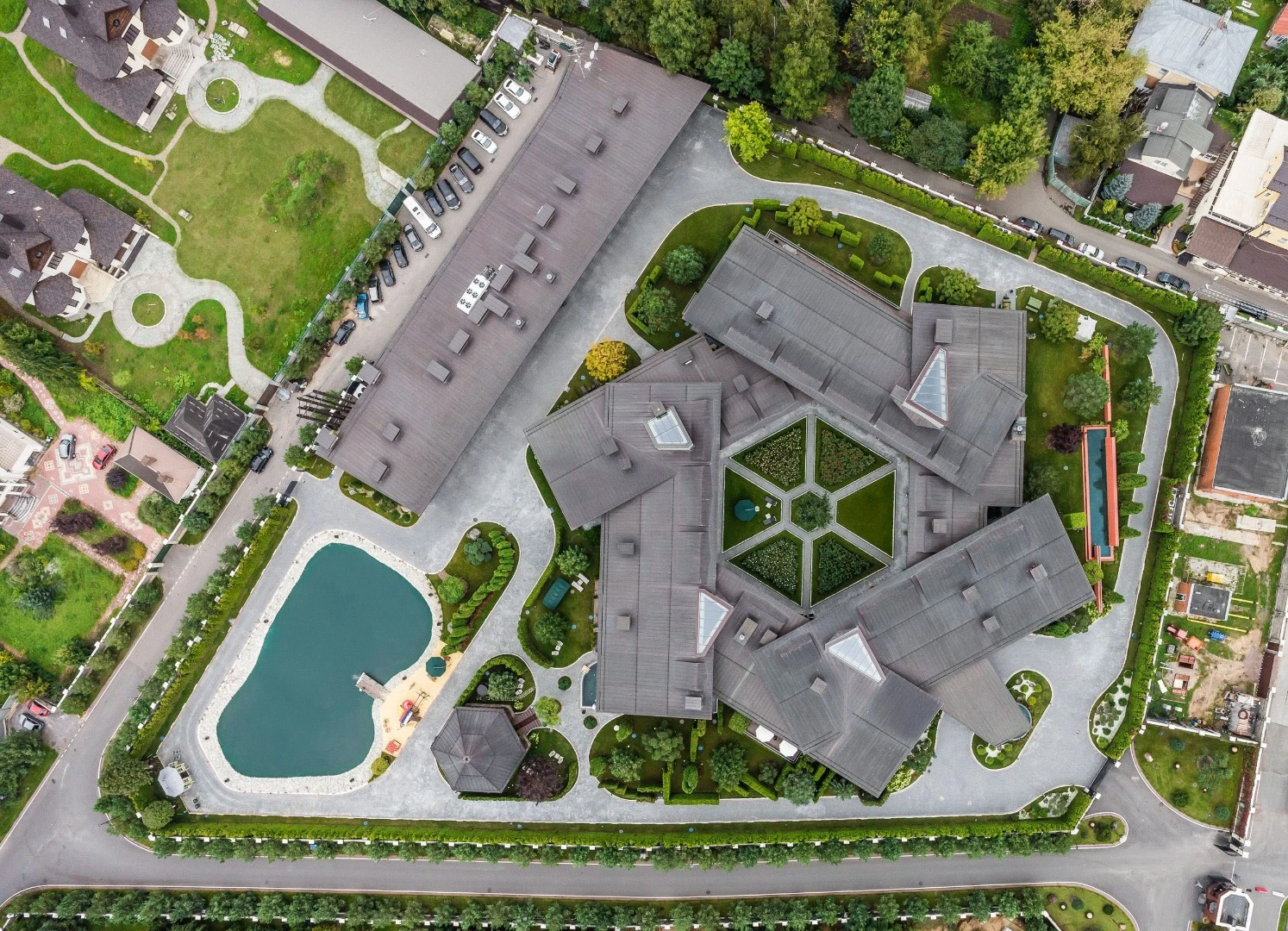 Architecture from Above, a series from Swiss photographer Alex Buschor, based in Zurich (Credit: Alex Buschor Behance CC BY-NC-ND 4.0)