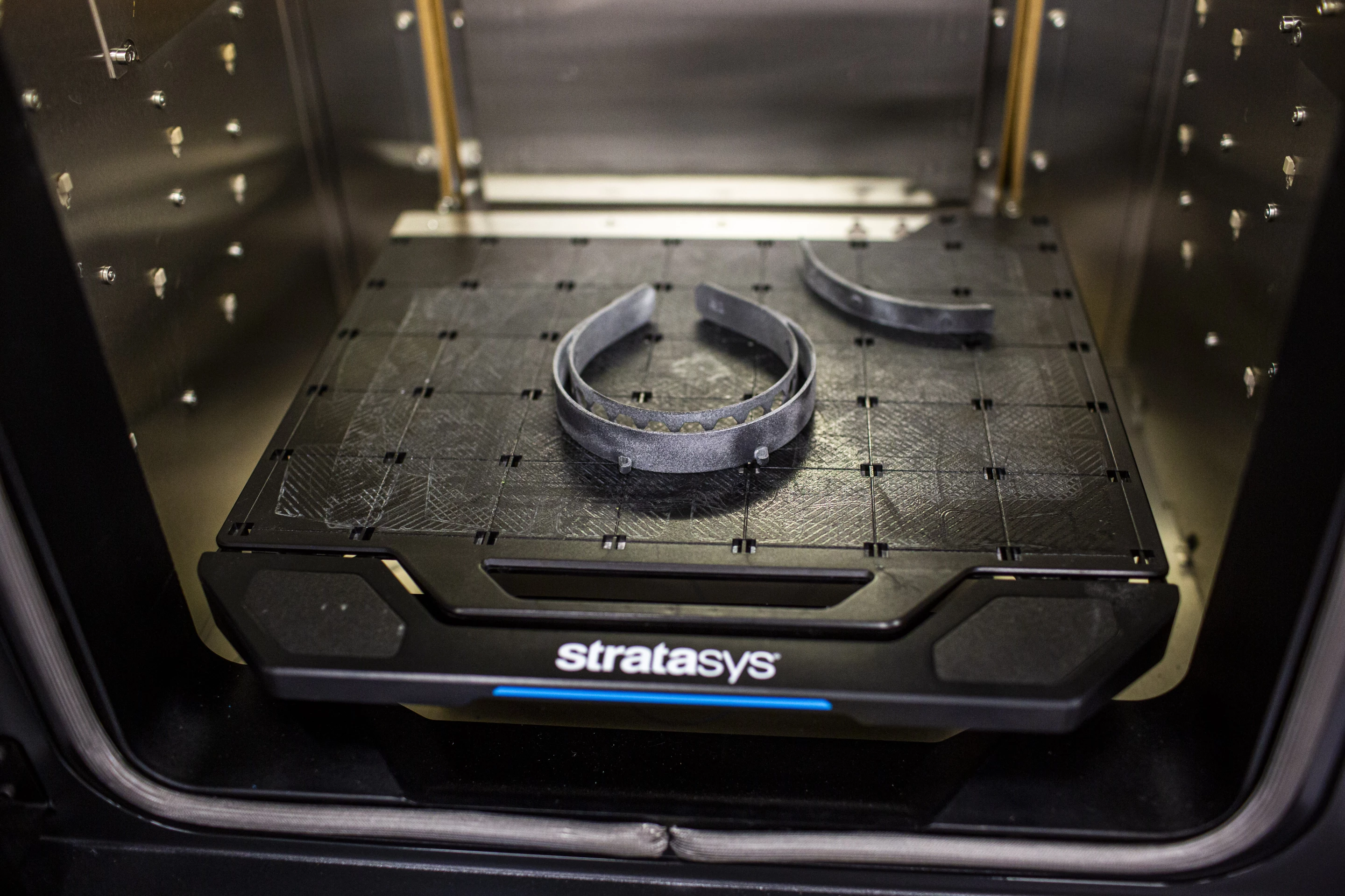 Ford uses its 3D-printing capability to produce disposable respirator masks and medical face shields