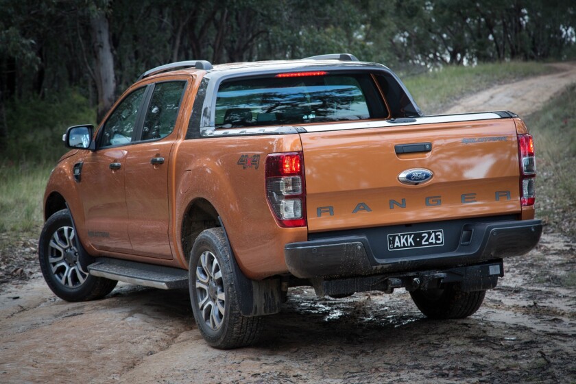 The Ranger Wildtrak comes with a locking cover for the bed